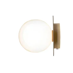 Nuura Liila 1 Medium wandlamp, 1-lamp goud/wit