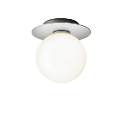 Nuura Liila 1 Medium wandlamp, 1-lamp zilver/wit