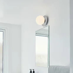 Nuura Liila 1 Medium wandlamp, 1-lamp zilver/wit