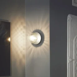 Nuura Liila 1 Medium wandlamp, 1-lamp zilver/wit