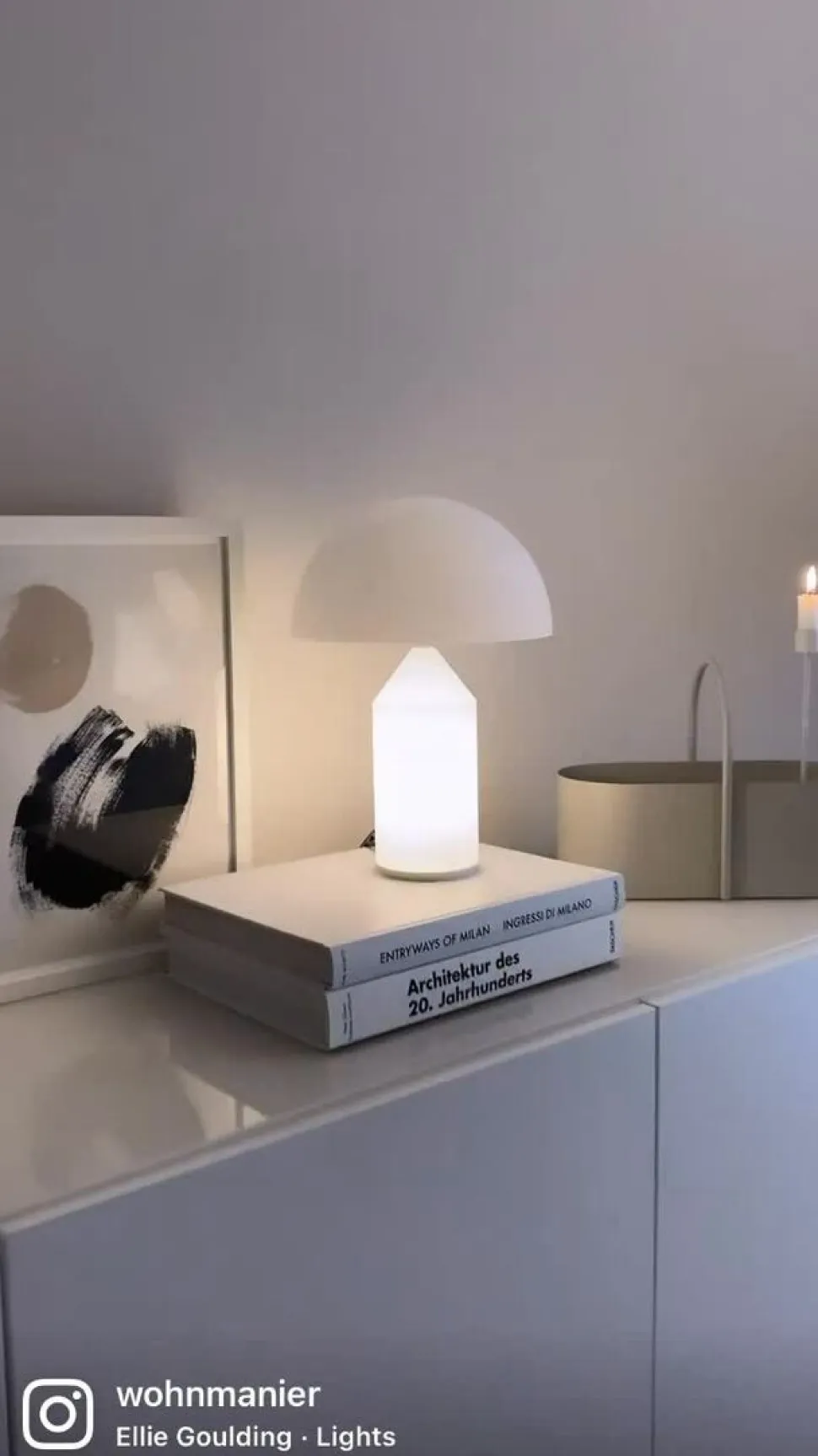 Oluce Atollo - tafellamp van Murano glas, 35 cm