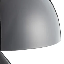 Oluce Atollo tafellamp, dimbaar, Ø38cm, zwart