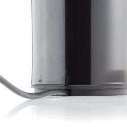 Oluce Atollo tafellamp, dimbaar, Ø38cm, zwart