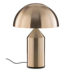 Oluce Atollo tafellamp, dimbaar, Ø38cm, goud