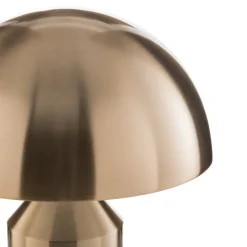 Oluce Atollo tafellamp, dimbaar, Ø38cm, goud