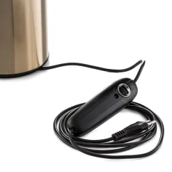 Oluce Atollo tafellamp, dimbaar, Ø38cm, goud