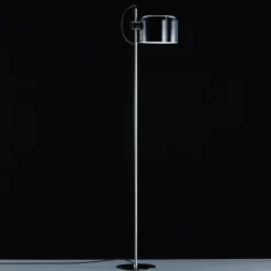 Oluce Coupé - tijdloze vloerlamp zwart