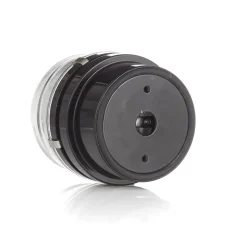 Oluce Fresnel wandlamp w. glazen lens IP44 zwart