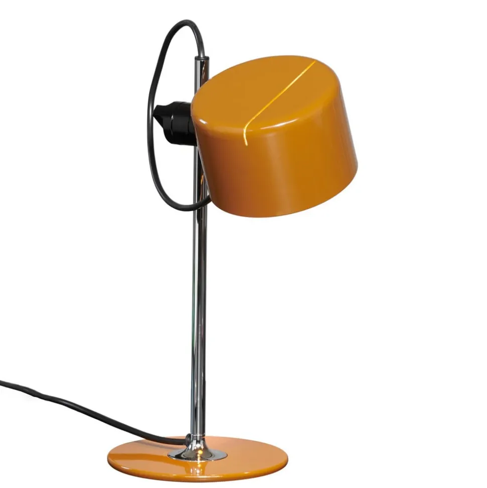 Oluce Mini Coupè LED tafellamp, mosterdgeel