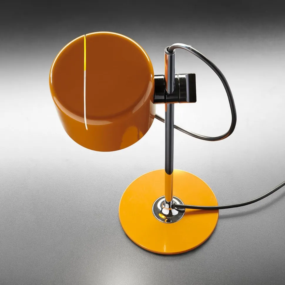 Oluce Mini Coupè LED tafellamp, mosterdgeel