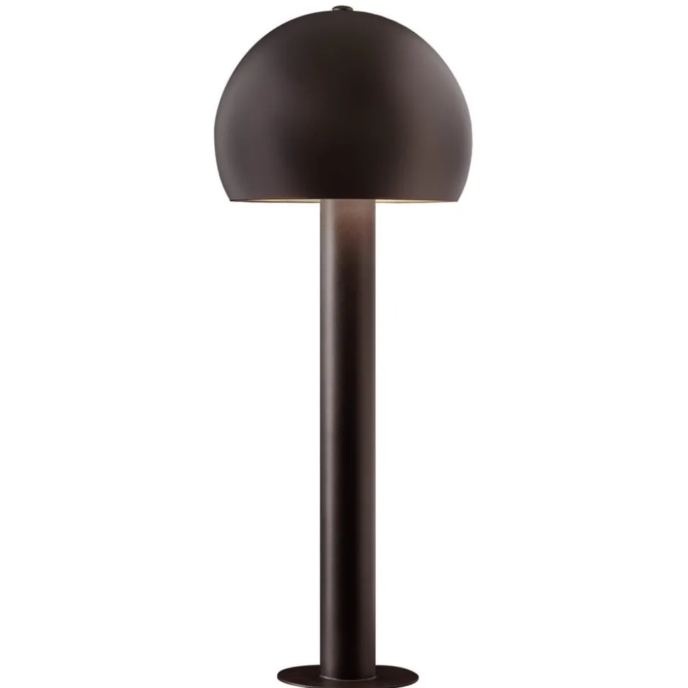 Oluce Otto 329 LED tuinpadverlichting, indisch bruin