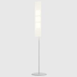 OMLED vloerlamp One f3l, roestvrij staal/zwart, OLED