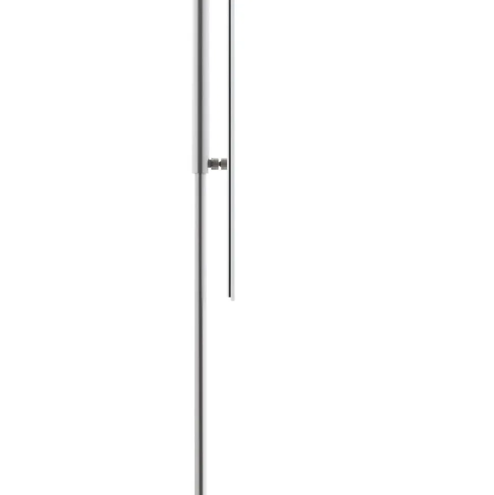 OMLED vloerlamp One f3l, roestvrij staal/zwart, OLED