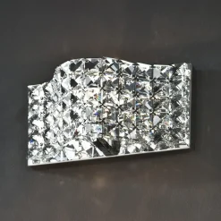 Onda - kristallen wandlamp, 25 cm
