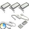 Onderbouwlamp Dynamic LED Sky 3 per set RVS