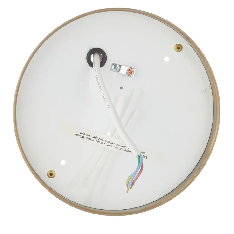 Opalen plafondlamp HARRY met messing