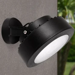 Opbouwspot Tommy rond zwart 1-lamps 10W CCT