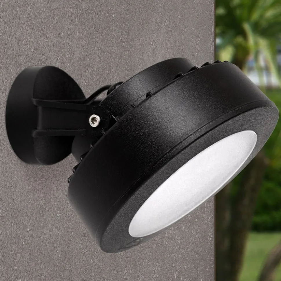 Opbouwspot Tommy rond zwart 1-lamps 10W CCT