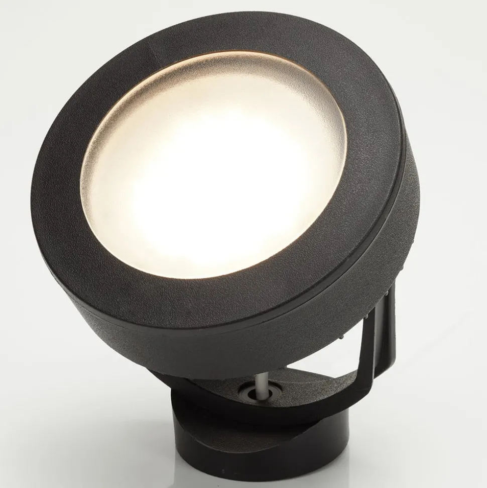 Opbouwspot Tommy rond zwart 1-lamps 10W CCT