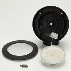 Opbouwspot Tommy rond zwart 1-lamps 10W CCT