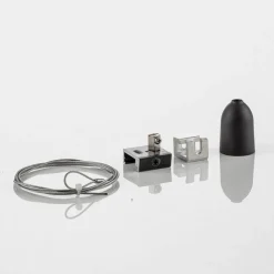 Ophangset 3-fasen railsysteem Noa, 150cm zwart