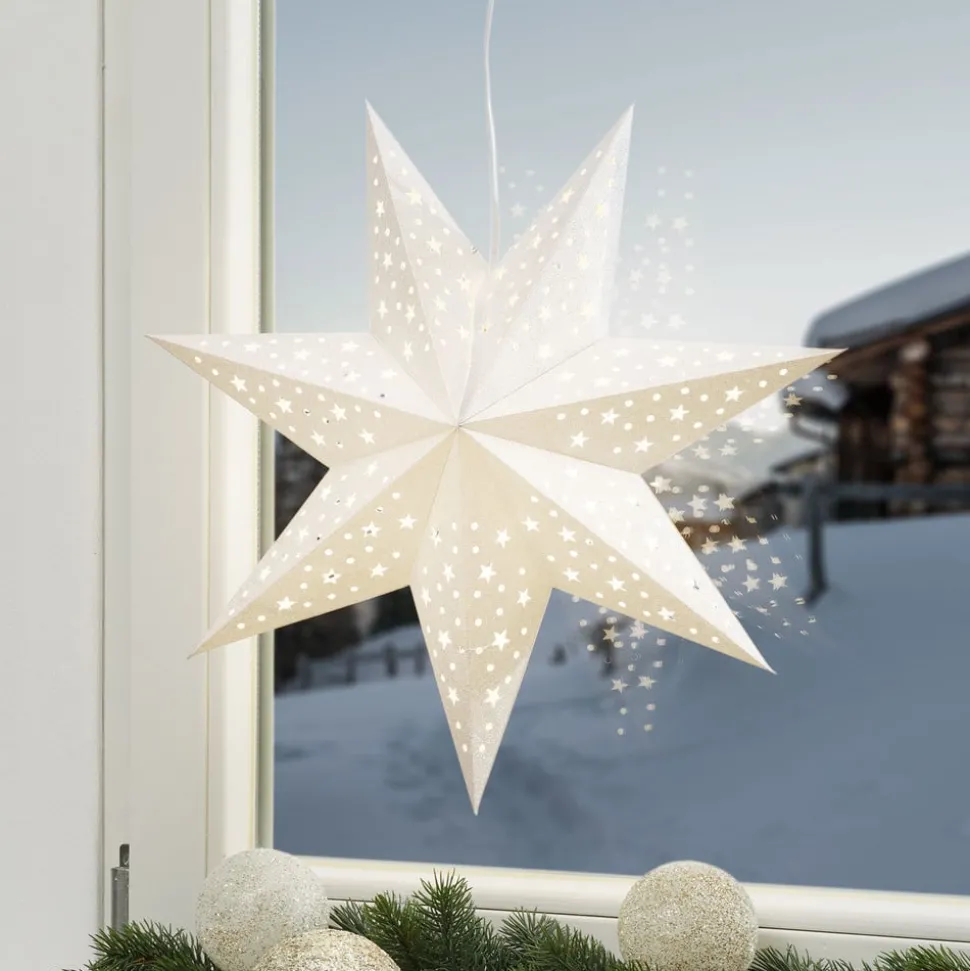 Opvallende ster Solvalla 45 cm zilver