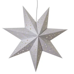Opvallende ster Solvalla 45 cm zilver