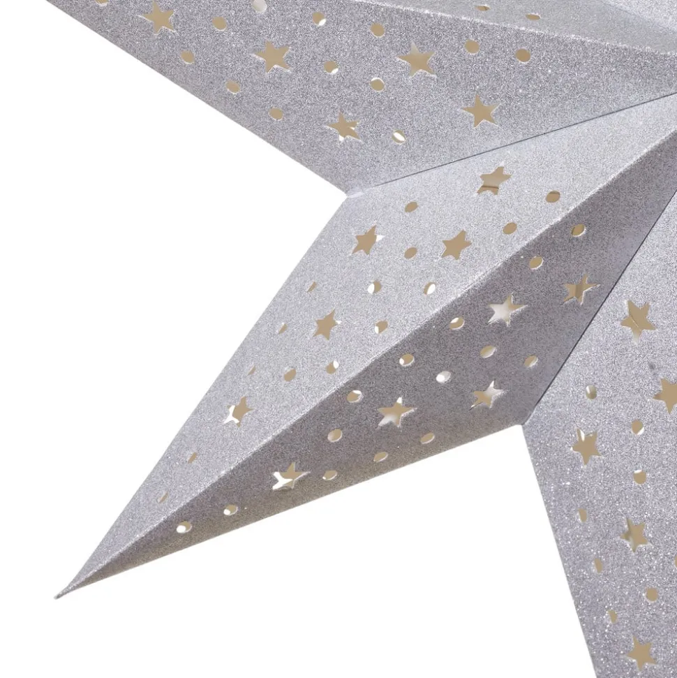 Opvallende ster Solvalla 45 cm zilver