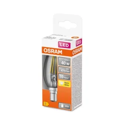 OSRAM Classic LED kaars B15d 4W 2.700K filament