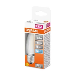 OSRAM Classic LED kaars E27 4W 4.000K mat
