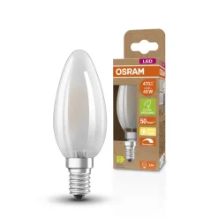 OSRAM Classic LED kaars E14 B40 2,5W 827 mat-wit