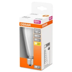 OSRAM Classic St LED lamp E27 6,5W 2.700K opaal