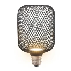 OSRAM Decor LED Flat Square E27 3,5W zwart 2.700K metaal