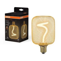 OSRAM Decor LED Spiraalfilament vierkant E27 3,5W goud 1.800K
