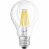 OSRAM E27 7,W 827 Retrofit LED lamp filament held.
