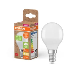 OSRAM LED Classic Star, druppel, mat, E14, 3,3 W, 2.700 K