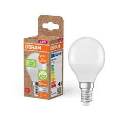 OSRAM LED Classic Star, druppel, mat, E14, 3,3 W, 4.000 K