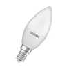 OSRAM LED Classic Star, kaars, mat, E14, 7,5 W, 2.700 K