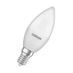 OSRAM LED Classic Star, kaars, mat, E14, 7,5 W, 2.700 K