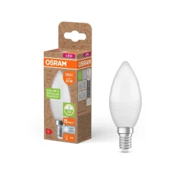 OSRAM LED Classic Star, kaars, mat, E14, 3,3 W, 4.000 K