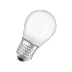 OSRAM LED druppel E27 P40 4W 2.700K 470lm mat per3