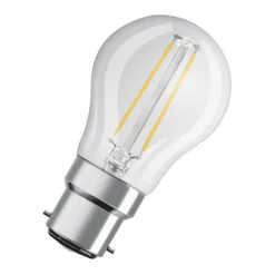 OSRAM LED druppellamp B22d 4W 2.700K helder