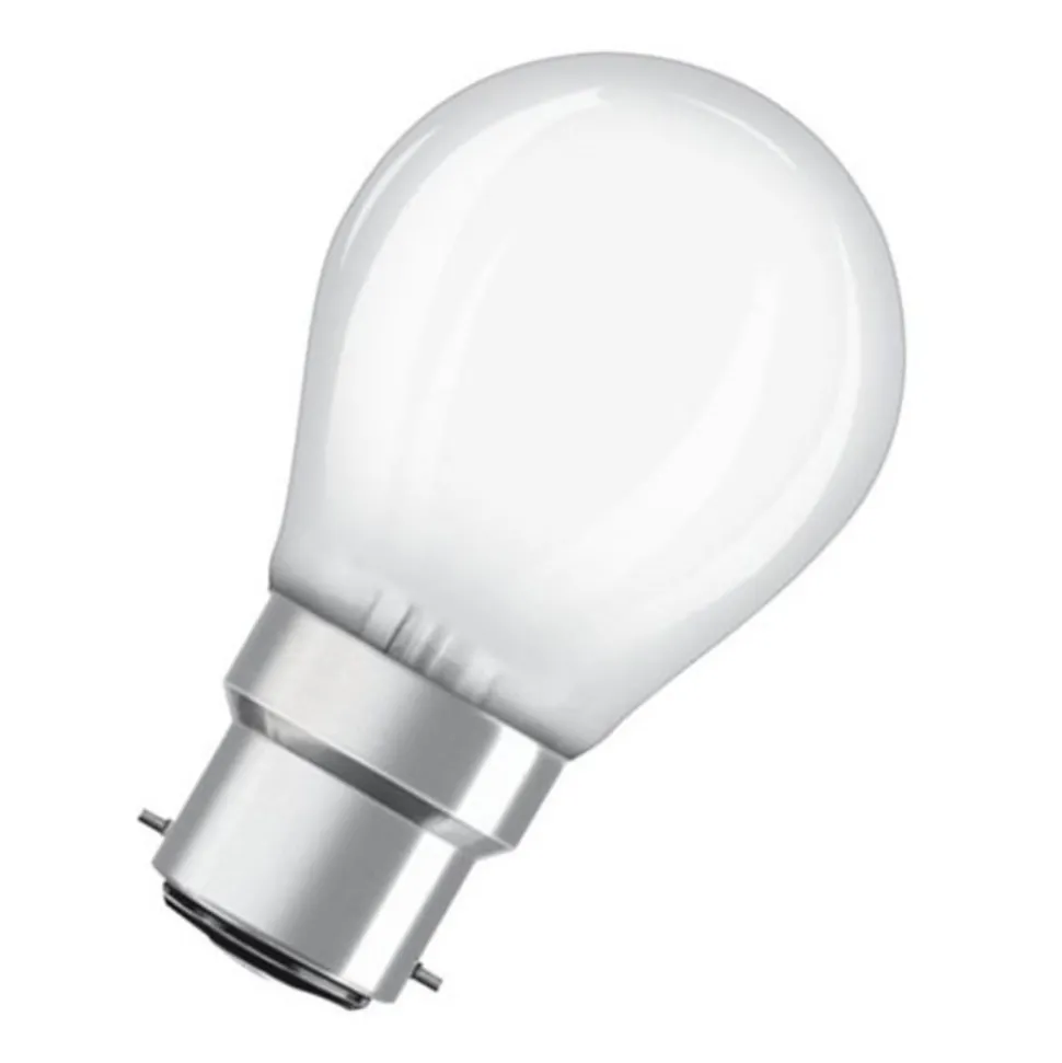 OSRAM LED druppellamp B22d 2,5W 2.700K mat