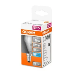 OSRAM LED druppellamp E14 4,9W 840 Star, mat