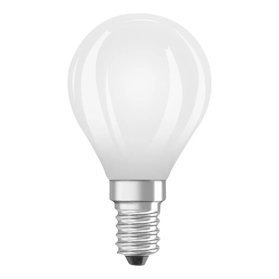 OSRAM LED druppellamp E14 4,8W mat 2.700K dimbaar