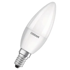 OSRAM LED kaars E14 Base Retro 4,9W 4er 4.000K