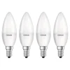 OSRAM LED kaars E14 Base Retro 4,9W per 4 2.700K