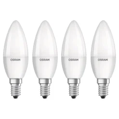 OSRAM LED kaars E14 Base Retro 4,9W per 4 2.700K