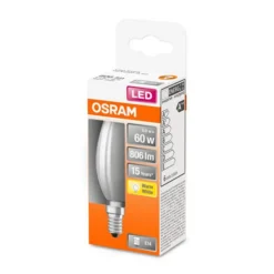 OSRAM LED kaars E14 Classic B 5,5W 2.700K mat