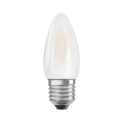 OSRAM LED kaars E27 Superstar 4,8W 2.700K mat